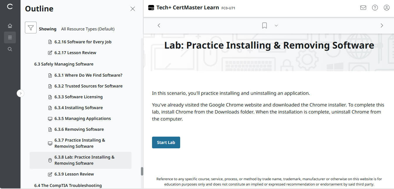 CertMaster Learn – Tech+ (V6) – (新規アカウント) 2ヶ月アクセス