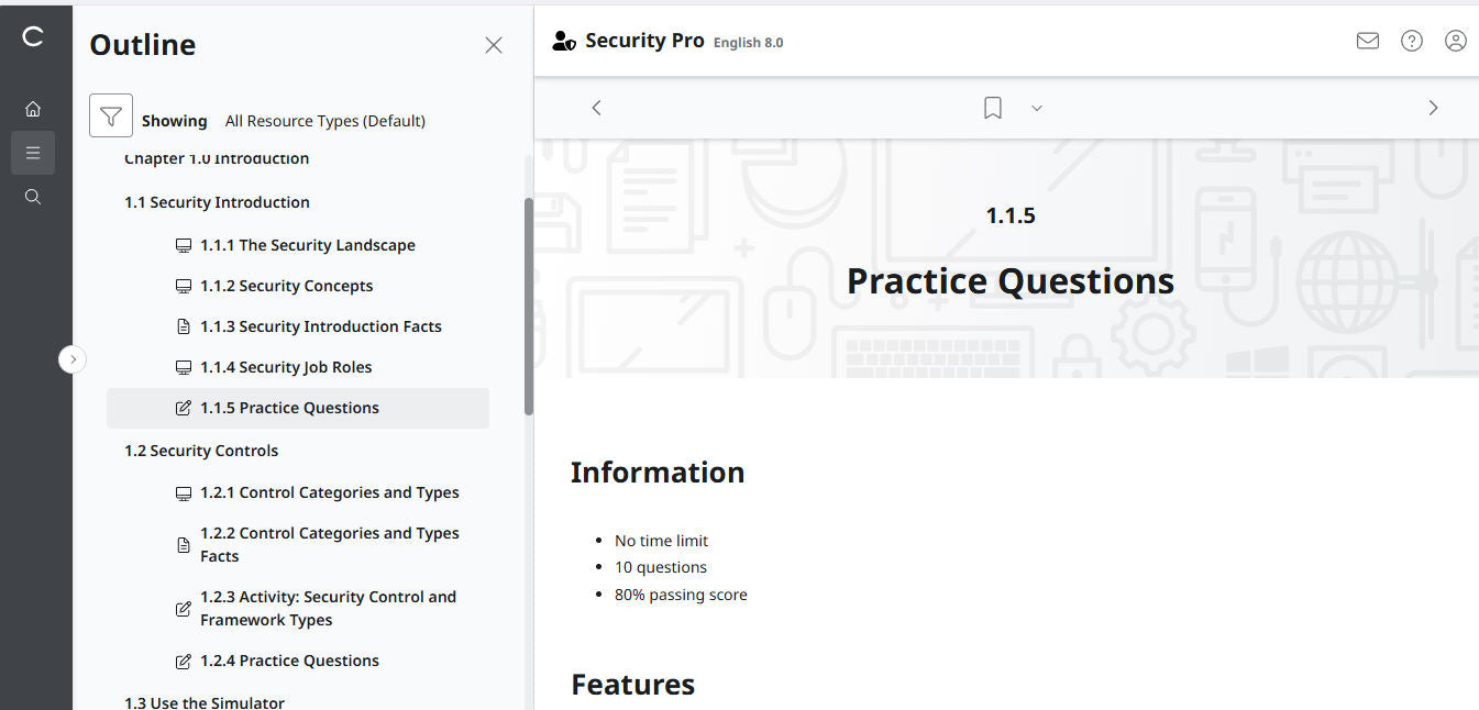 TestOut Security Pro for Security+ (SY0-701) - 3ヶ月