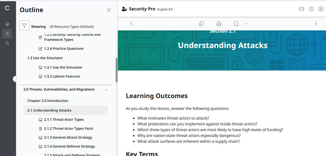 TestOut Security Pro for Security+ (SY0-701) - 3ヶ月