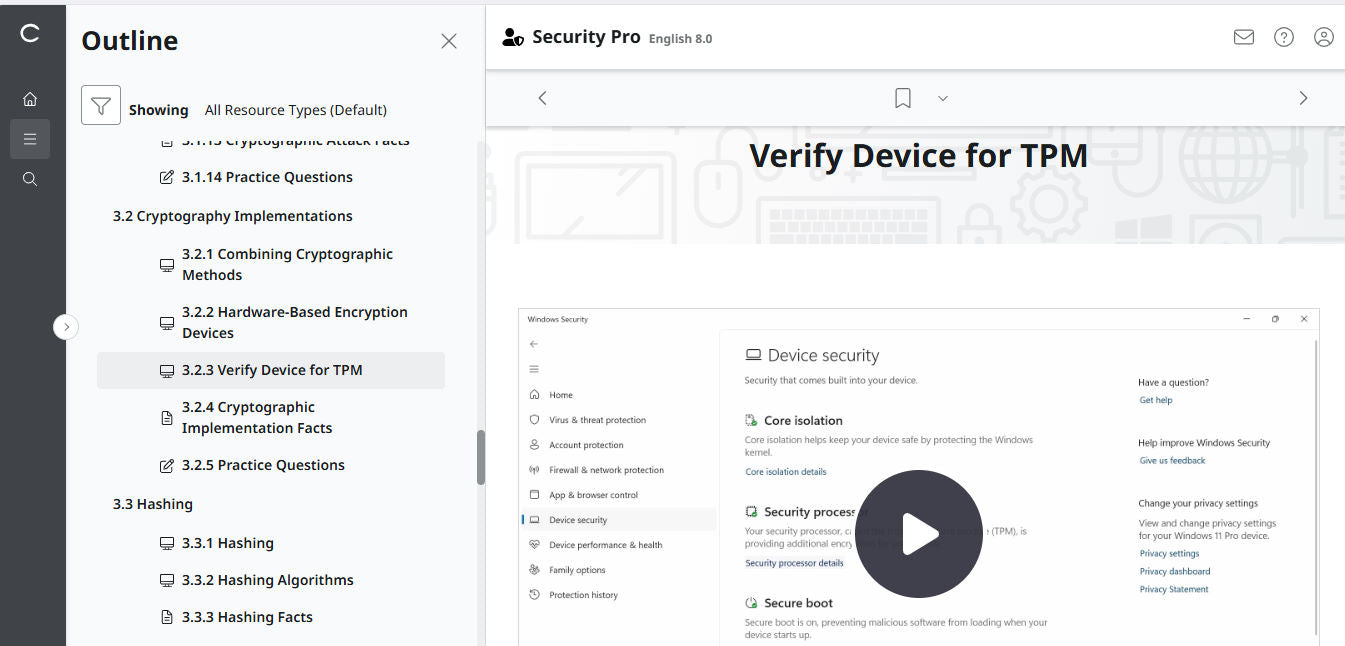 TestOut Security Pro for Security+ (SY0-701) - 3ヶ月