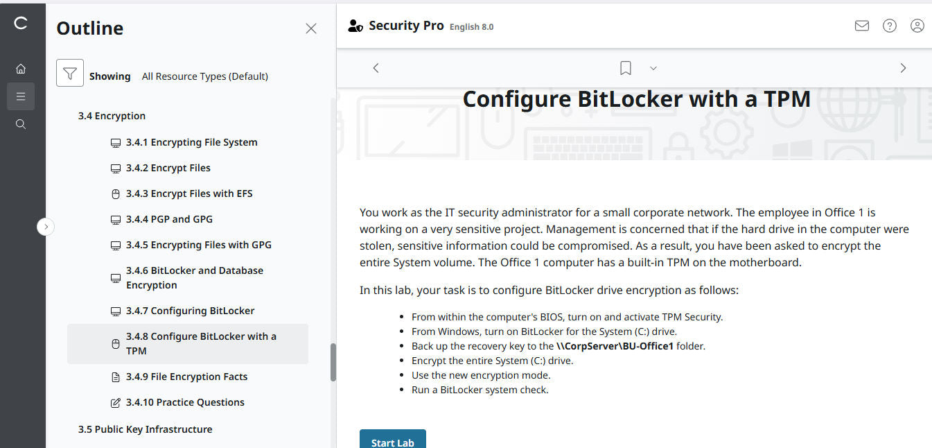 TestOut Security Pro for Security+ (SY0-701) - 3ヶ月