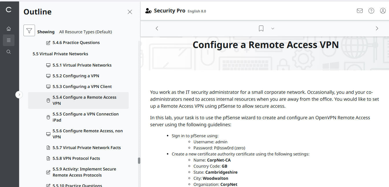 TestOut Security Pro for Security+ (SY0-701) - 3ヶ月