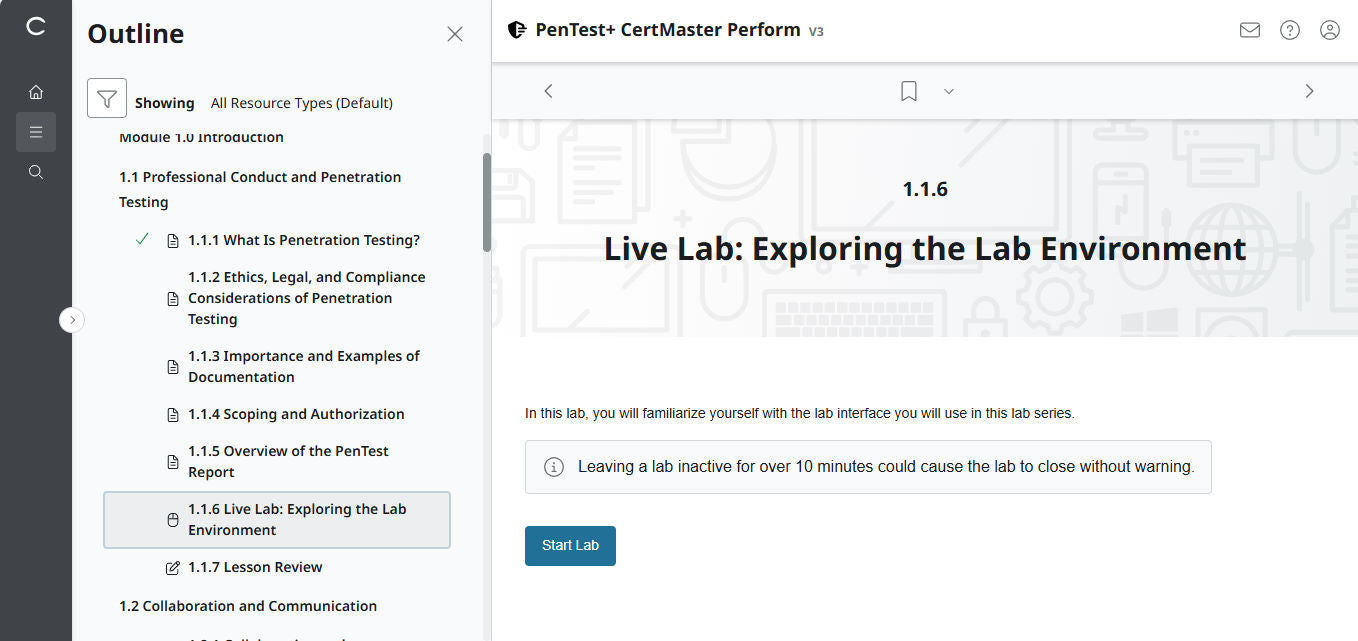 CertMaster Perform  for CompTIA PenTest+ PT0-003 (V3) - 3 Month Access