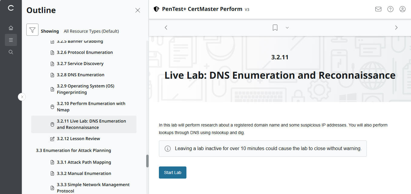 CertMaster Perform  for CompTIA PenTest+ PT0-003 (V3) - 3 Month Access