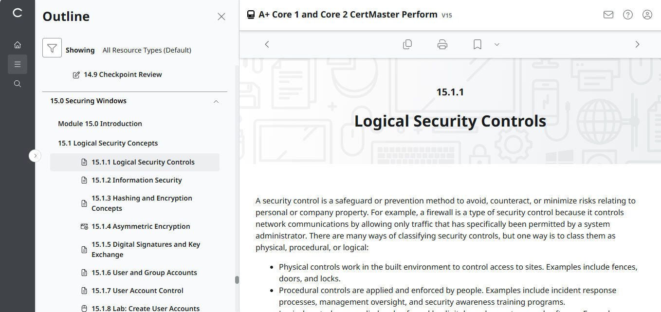 🛒特別オファー - CompTIA A+ Core 1 &amp; 2 CertMaster Perform (V15) (4ヶ月アクセス)