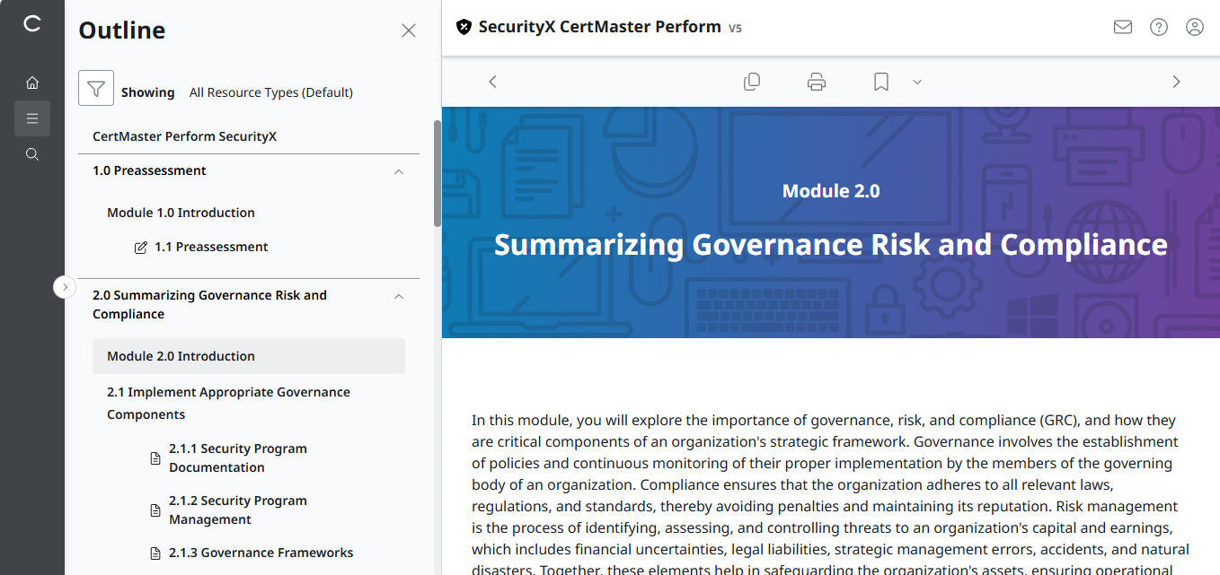 🛒Special Offer - CertMaster Perform for CompTIA SecurityX (CASP+) CAS-005  3-Month Access