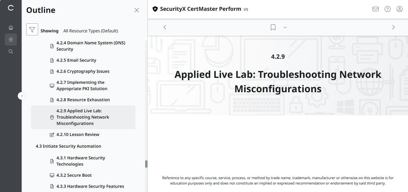🛒Special Offer - CertMaster Perform for CompTIA SecurityX (CASP+) CAS-005  3-Month Access