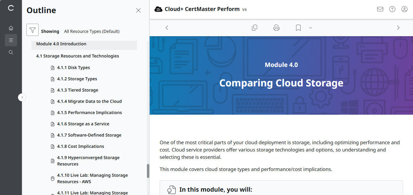 🛒特別オファー - CompTIA Cloud+ CertMaster Perform (CV0-004) – 3ヶ月アクセス