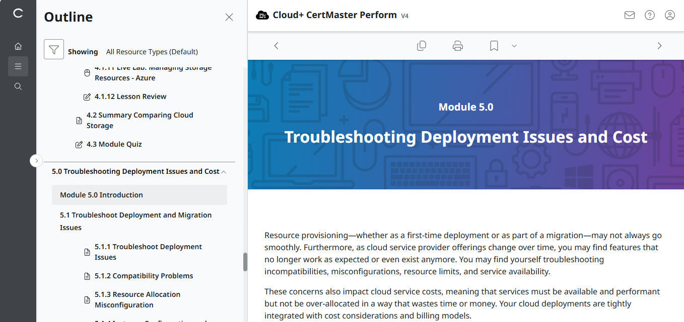 🛒特別オファー - CompTIA Cloud+ CertMaster Perform (CV0-004) – 3ヶ月アクセス