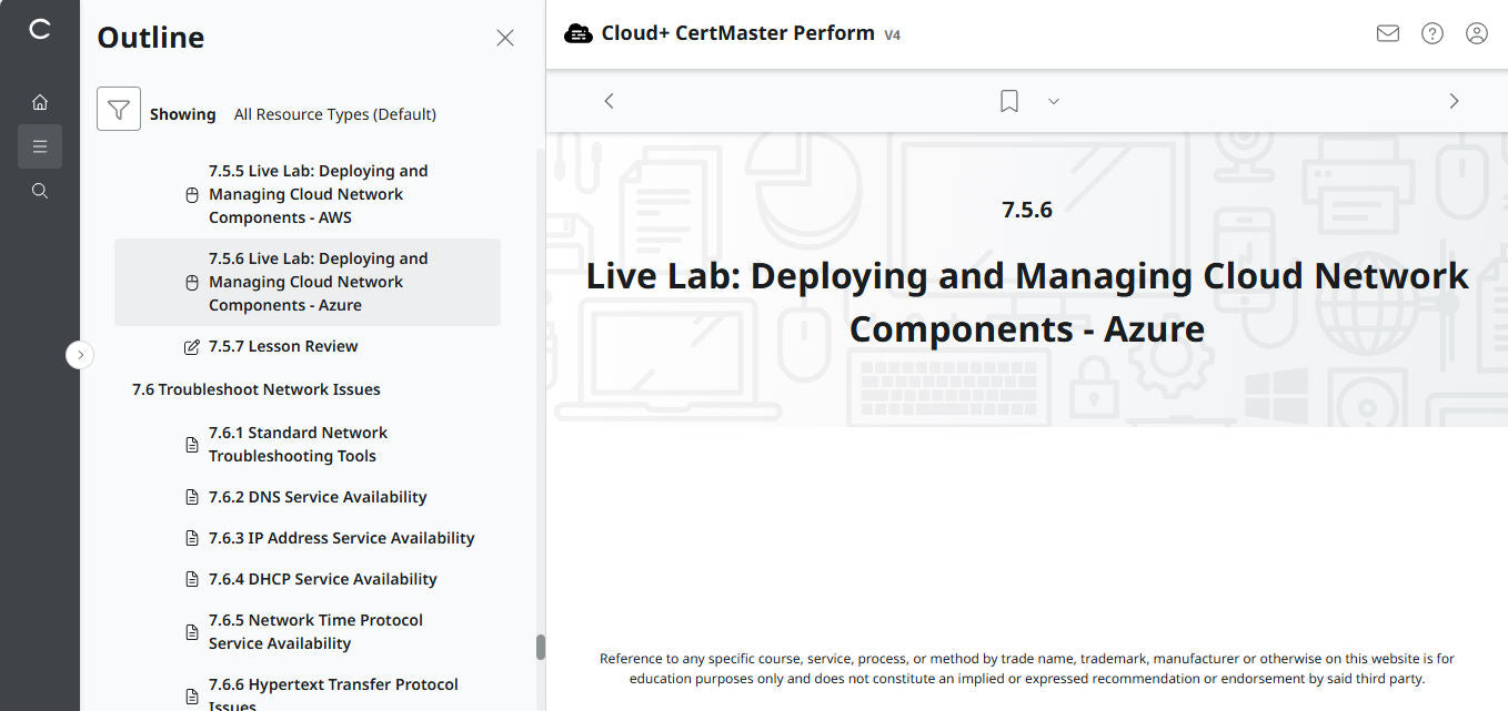 🛒特別オファー - CompTIA Cloud+ CertMaster Perform (CV0-004) – 3ヶ月アクセス