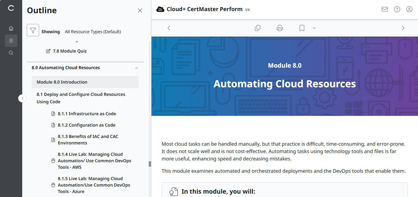 🛒特別オファー - CompTIA Cloud+ CertMaster Perform (CV0-004) – 3ヶ月アクセス