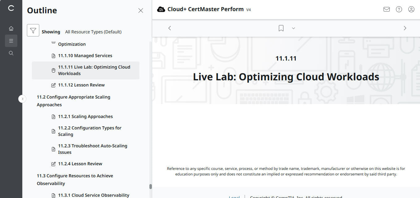 🛒特別オファー - CompTIA Cloud+ CertMaster Perform (CV0-004) – 3ヶ月アクセス
