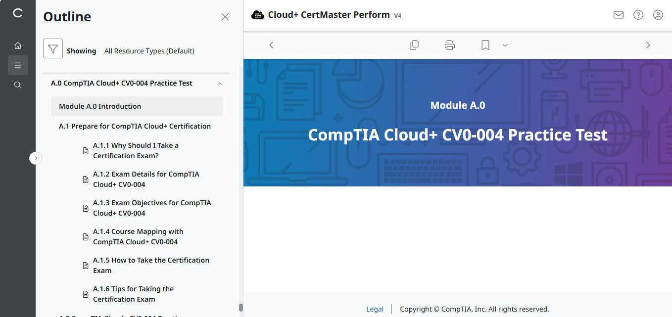 🛒特別オファー - CompTIA Cloud+ CertMaster Perform (CV0-004) – 3ヶ月アクセス